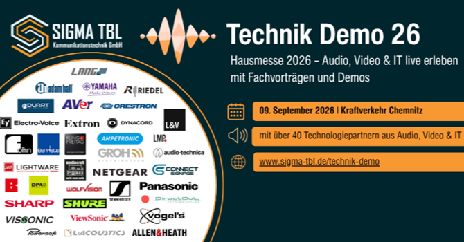 Technik Demo 26 Veranstaltungslogo